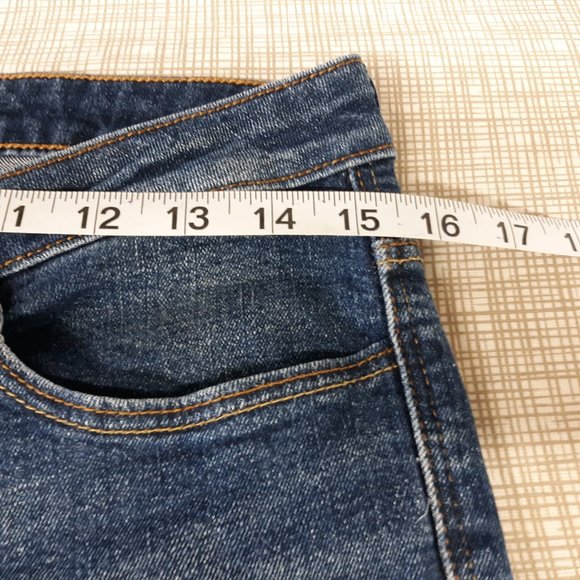 ZARA Women's Core Slim Jeans Size 6 Trafaluc Medium Wash Blue Denim Low Rise - Picture 12 of 14
